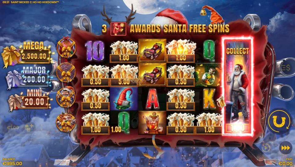 Saint Nicked 2: Ho Ho Ho Slot Cash Collect