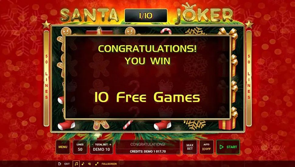 Santa Joker slot machine