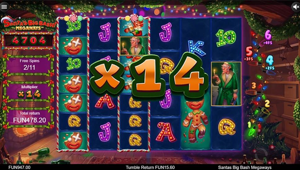Santa's Big Bash Megaways™ slot machine