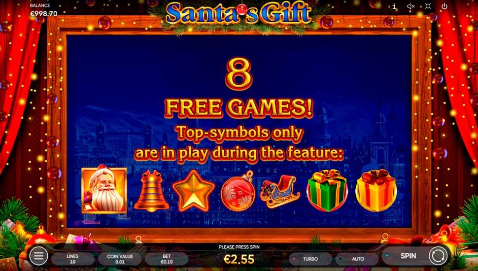 Santa's Gift slot Free Spins Game