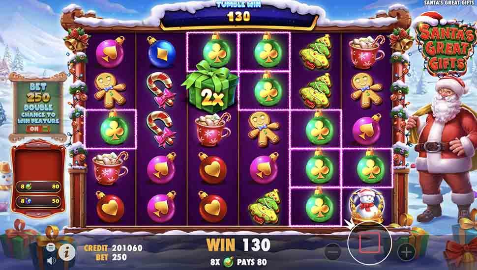 Santas Great Gifts slot Multiplier Symbol Feature