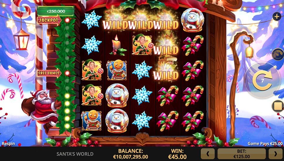 Santa’s World slot machine