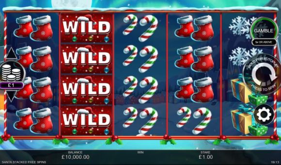 Santa Stacked Free Spins