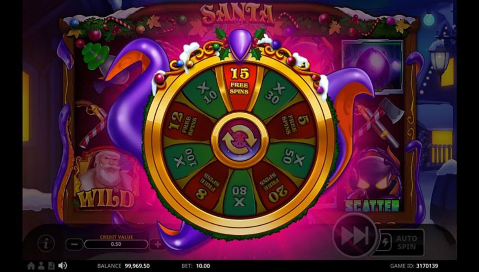 Santa Vs Aliens slot machine