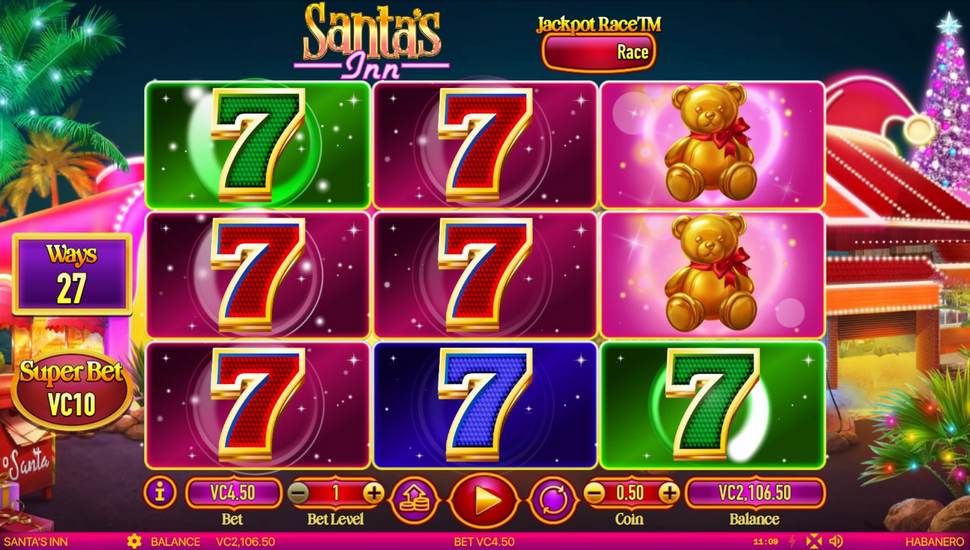 Santa’s Inn slot gameplay