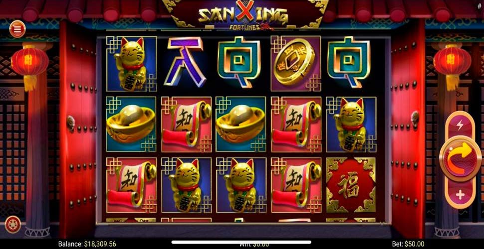 Sanxing Fortunes slot mobile