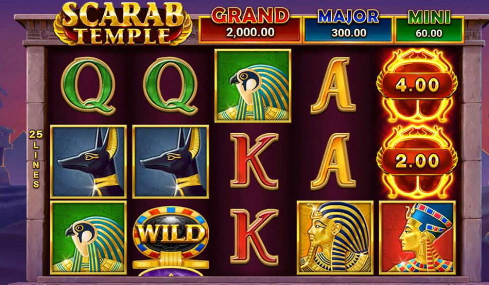 Scarab Temple: Hold and Win