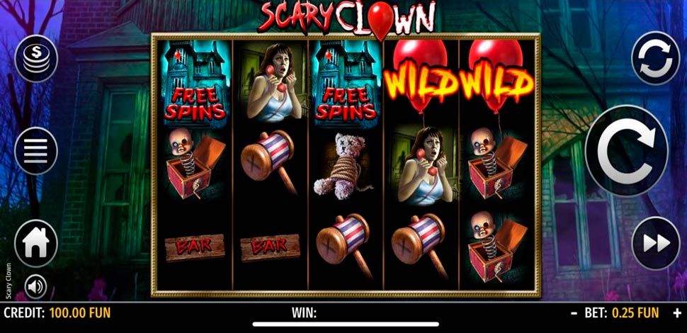 Scary Clown slot mobile