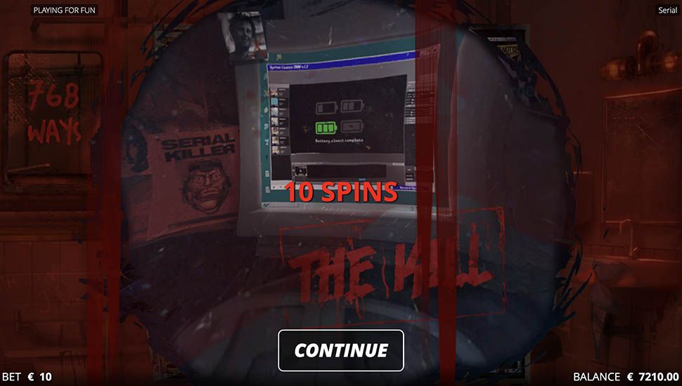 Serial slot The Kill feature