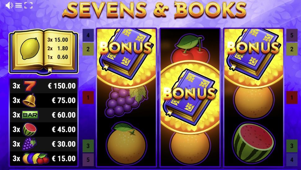 Sevens & Books - Bonus Features