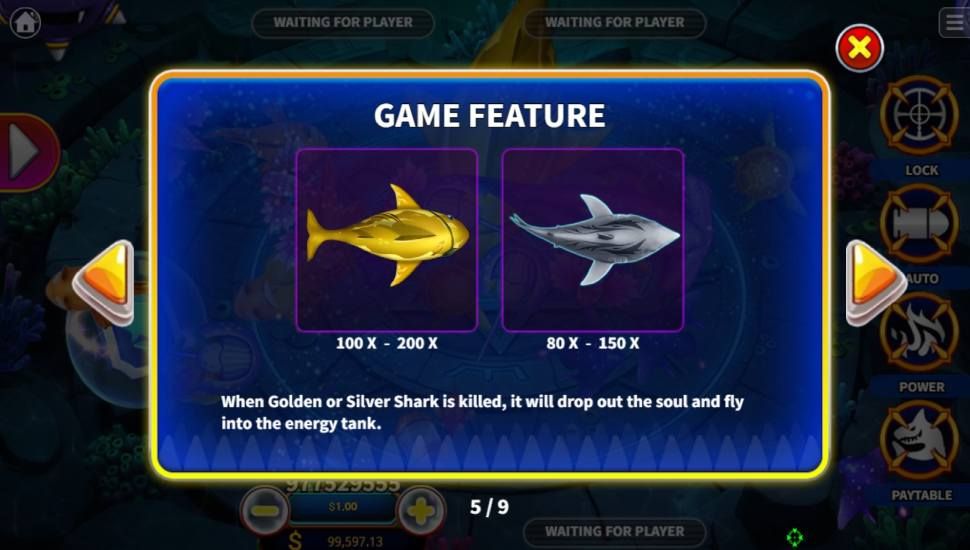 Shark Fight slot - payouts