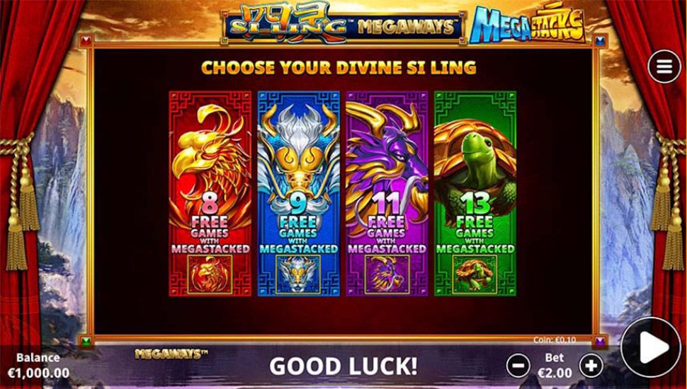 Si Ling Slot - Si Ling Feature Choice