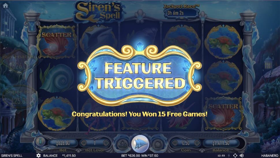 Sirens Spell slot Bonus