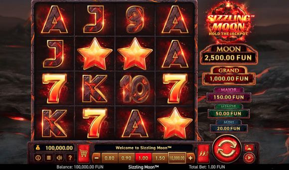 Sizzling Moon Hold the Jackpot