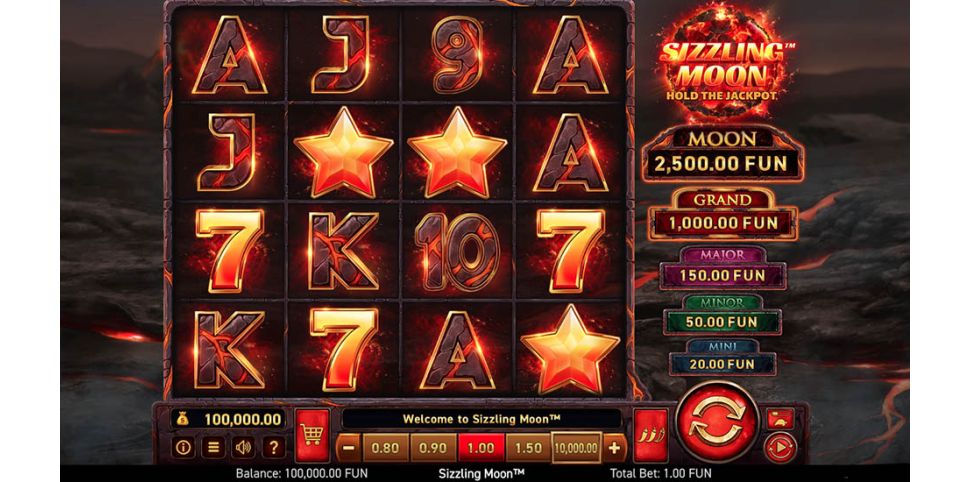 Sizzling Moon Hold the Jackpot