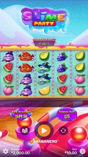 Slime Party slot mobile