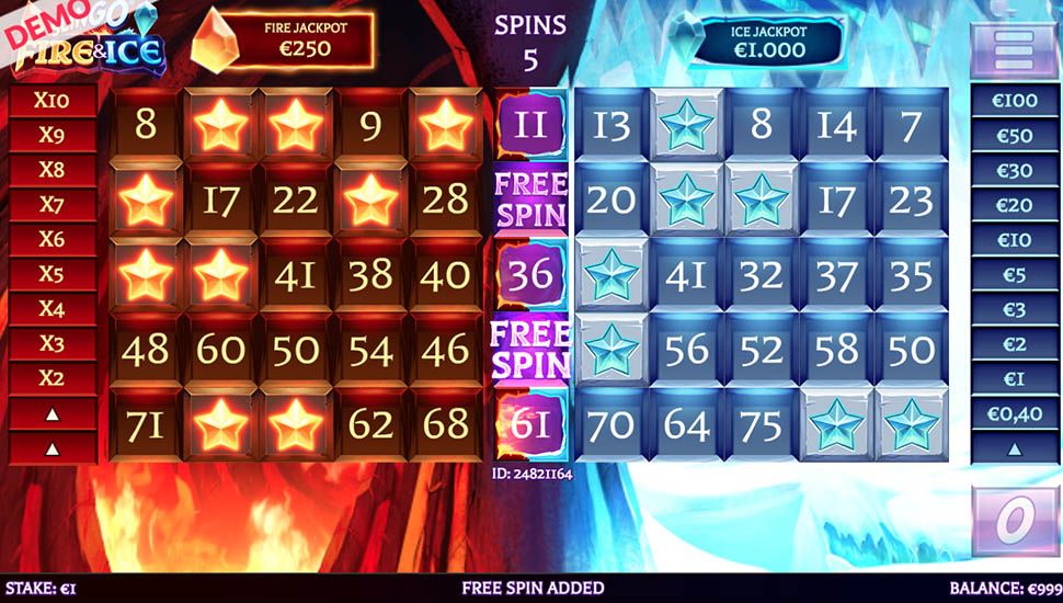 Slingo Fire & Ice slot machine