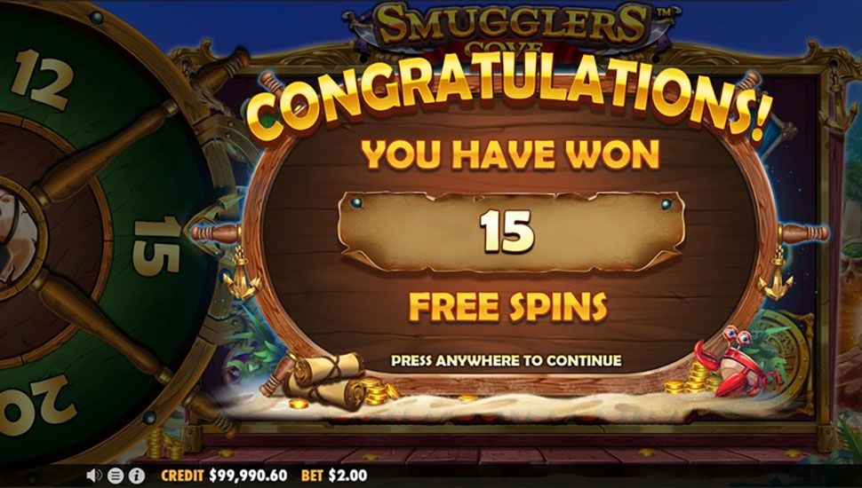 Smugglers Cove slot machine