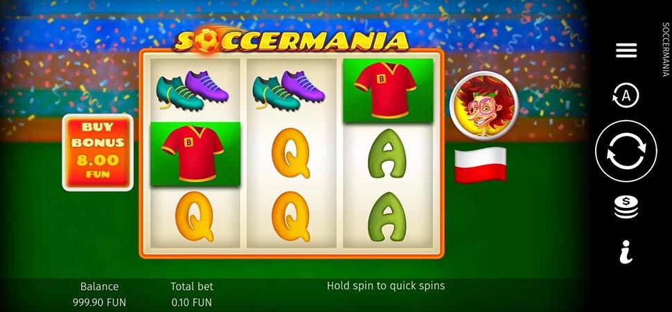 Soccermania slot mobile