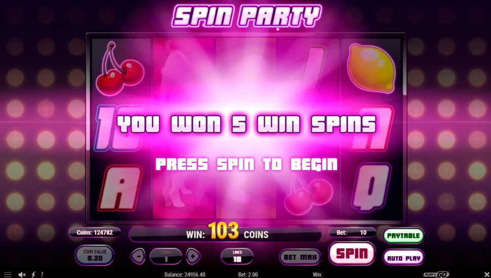 Spin party slot Win Spins