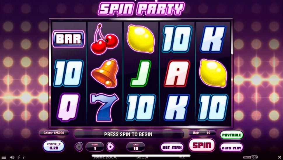 Spin party slot mobile