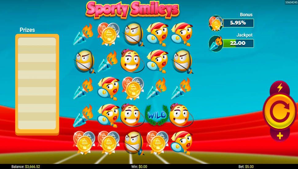 Sporty Smileys Slot - Review, Free & Demo Play