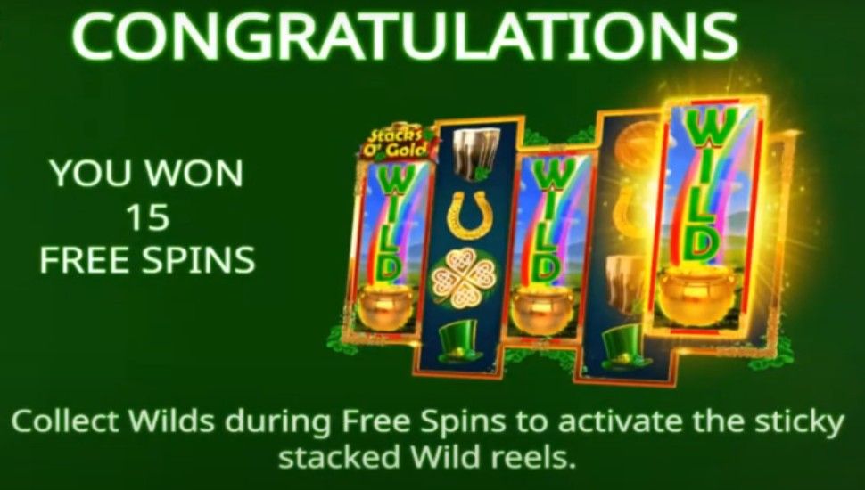 Stacks O'Gold slot - feature