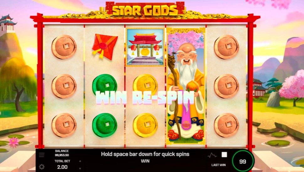 Star gods slot - Stacked Wilds