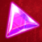 Purple triangle gem