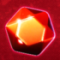 Red hexagonal gem 