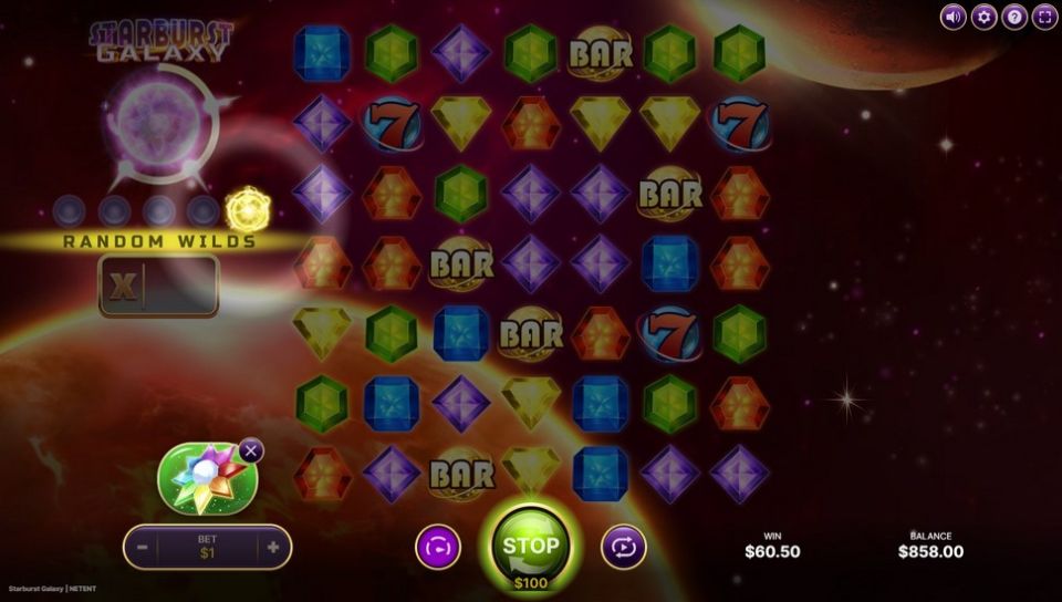 Starburst Galaxy slot Feature Generator