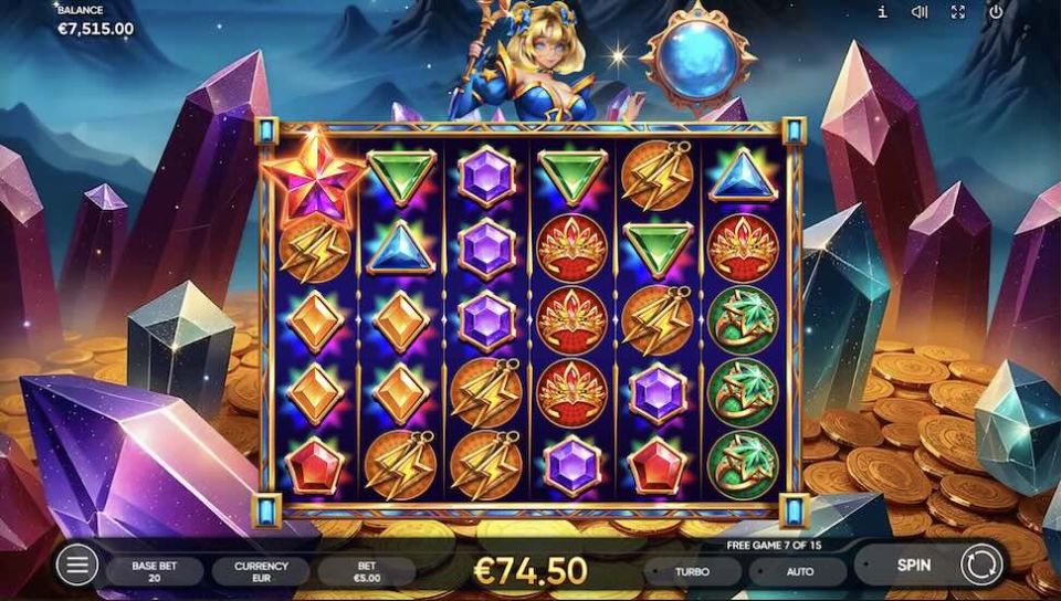 Starshine Crystals slot Bonus symbols