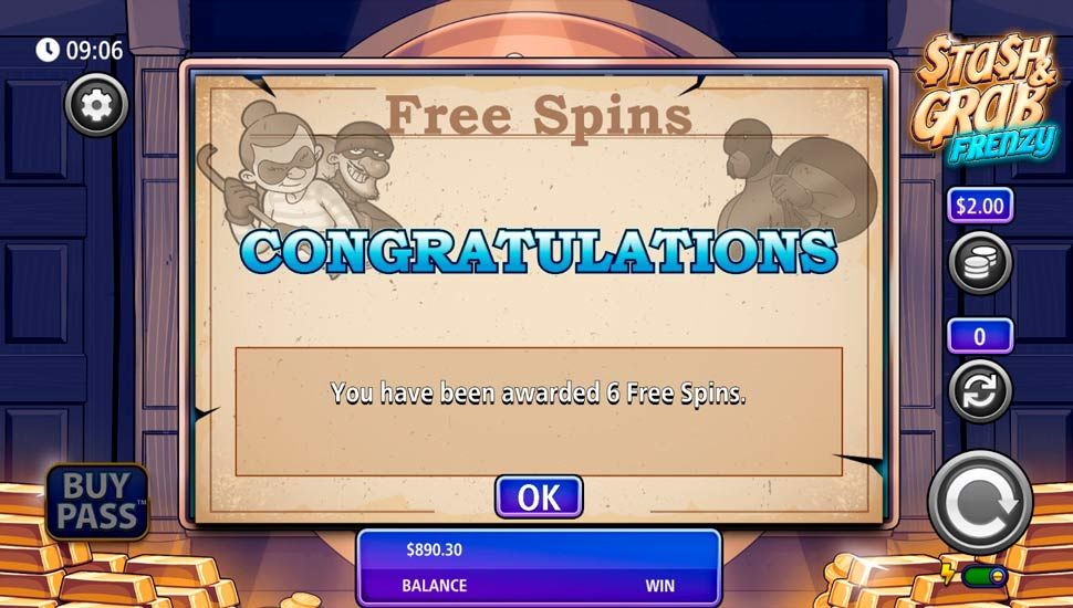 Stash grab frenzy slot Free Spins Feature