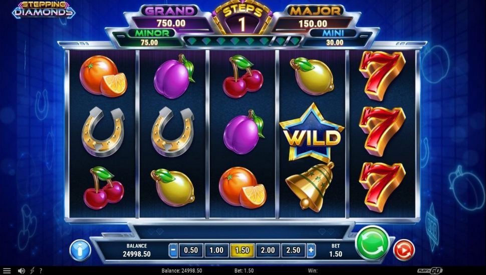 Stepping Diamonds slot mobile