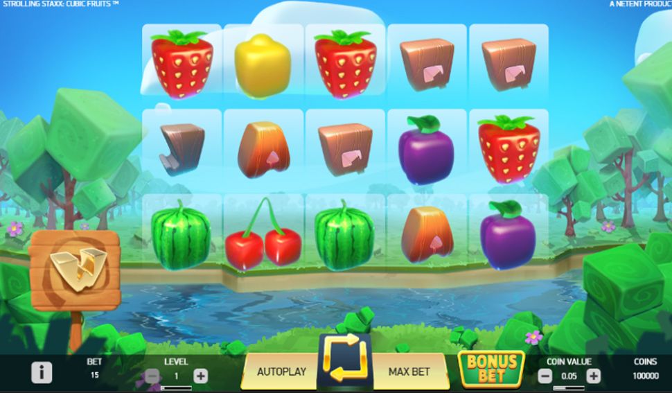 Strolling Staxx: Cubic Fruits