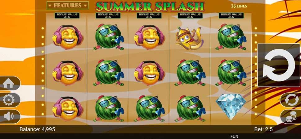 Summer Splash slot mobile