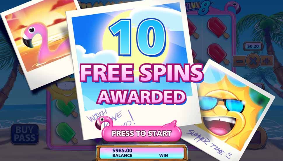Summer Vibes Accumul8 slot free spins