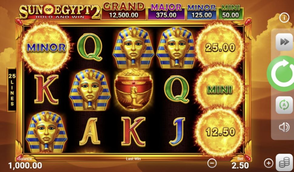 Sun of Egypt 2 Hold and Win