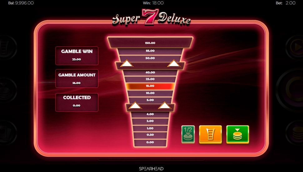 Super 7 Deluxe slot Gamble Ladder