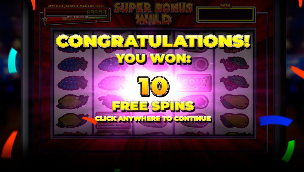 Super bonus wild slot Free Spins