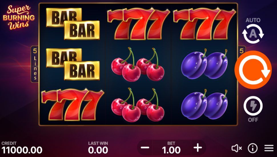 Super Burning Wins: classic 5 lines Slot - Review, Free & Demo Play