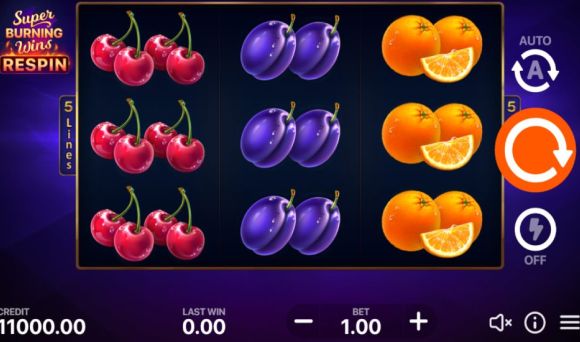 Super Burning Wins: Respin