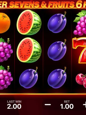 Super Sevens & Fruits: 6