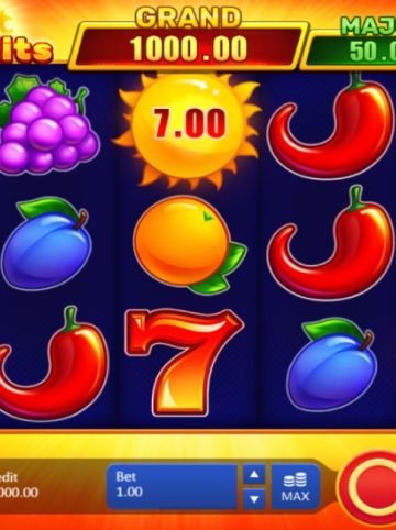 Super Sunny Fruits: Hold and Win