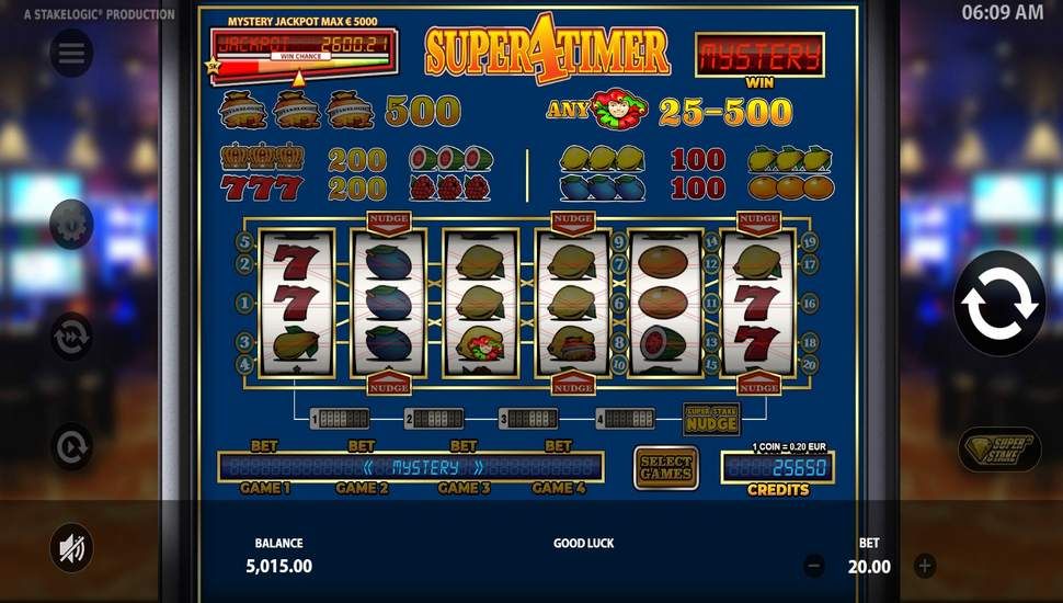 Super4Timer Slot - Joker Mystery Win