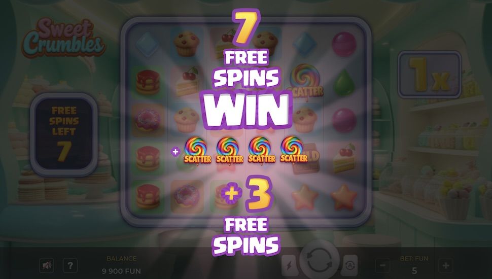 Sweet Crumbles slot Bonus
