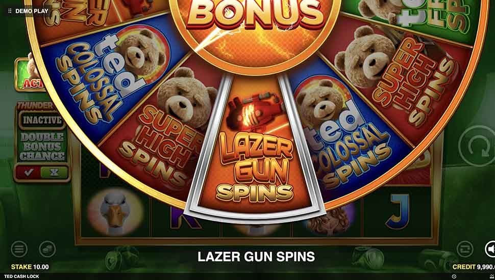 Ted Cash Lock slot Bonus Wheel