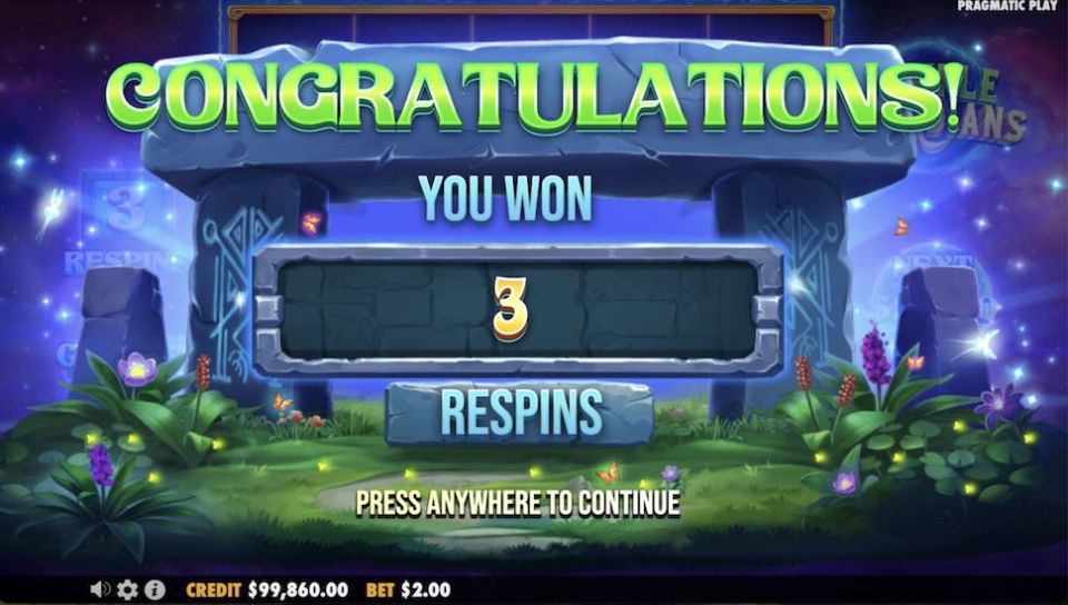 Temple Guardians slot Respins