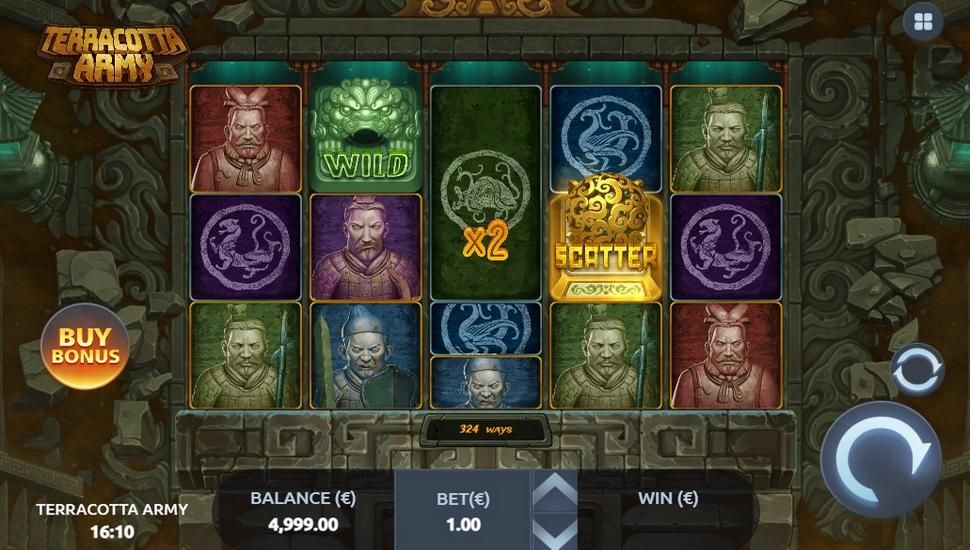 Terracotta Army slot gameplay
