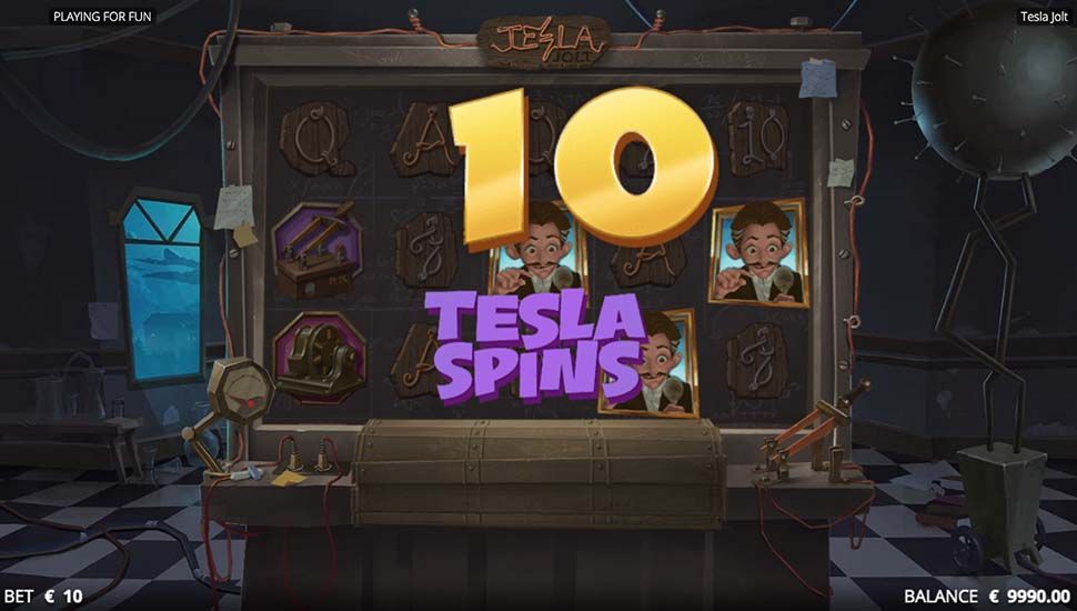 Tesla Jolt slot Tesla Spins